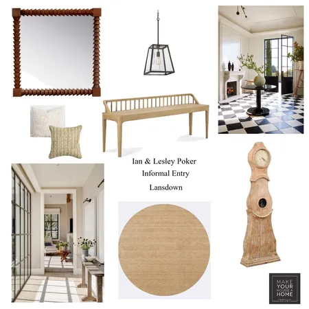 Ian & Lesley Poker - Informal Entry Interior Design Mood Board by MarnieDickson on Style Sourcebook