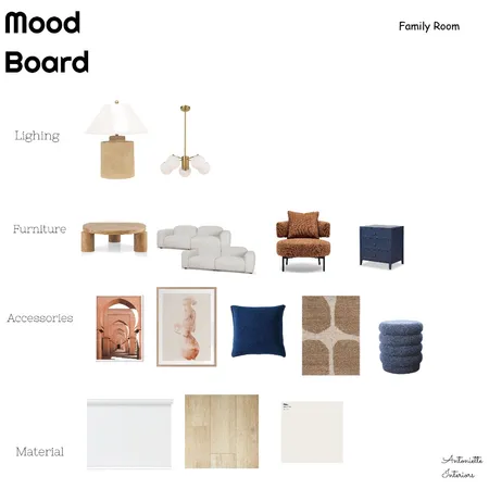 family room Interior Design Mood Board by Antoniette on Style Sourcebook