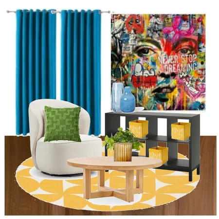 Banksy Brights Interior Design Mood Board by Styled By Lorraine Dowdeswell on Style Sourcebook