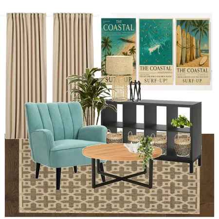 Retro Coastal Interior Design Mood Board by Styled By Lorraine Dowdeswell on Style Sourcebook