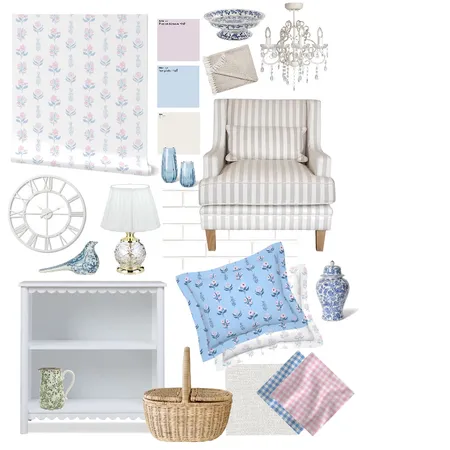 Grandmillennial room ideas Interior Design Mood Board by artofsmalljoys on Style Sourcebook