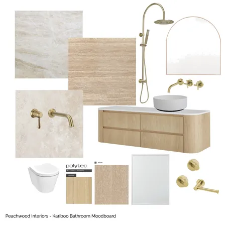 Kariboo - Bathroom Moodboard Interior Design Mood Board by Peachwood Interiors on Style Sourcebook