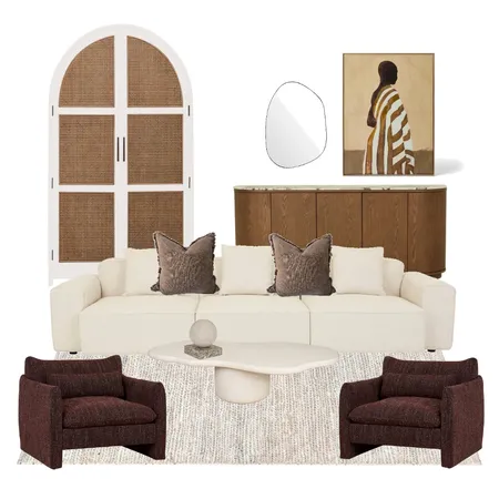 Warm & Rich Living Interior Design Mood Board by AR.CHETYPE DESIGN on Style Sourcebook