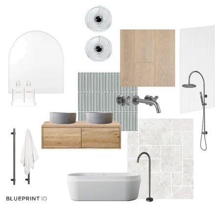 Week 1 Bathroom Interior Design Mood Board by Blueprint Interior Design on Style Sourcebook