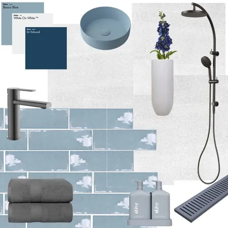 Blue - TL Interior Design Mood Board by Beaumont Tiles Strathpine on Style Sourcebook