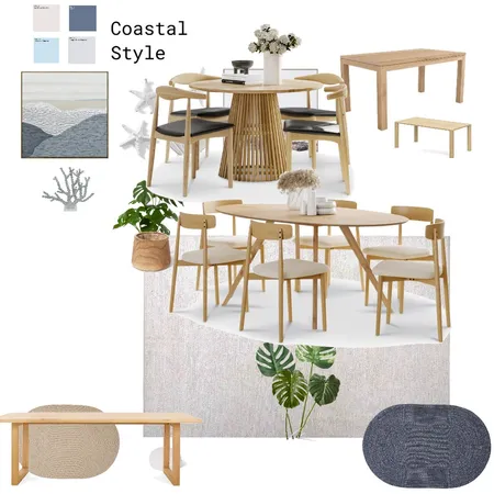 Coastal Style dining Interior Design Mood Board by Sara Ahmed 2002 on Style Sourcebook