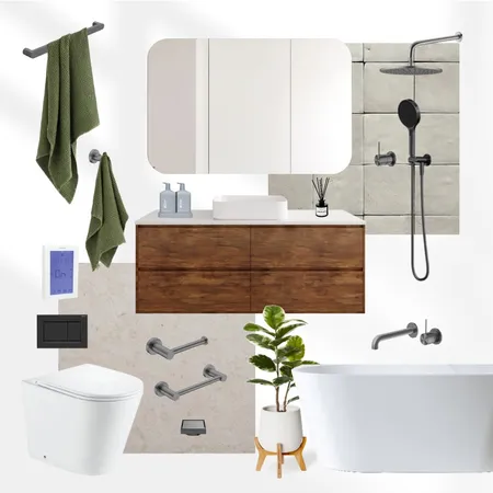 The Block Week 1 - Robby and Mat's Winning Bathroom 2 copy Interior Design Mood Board by The Blue Space on Style Sourcebook