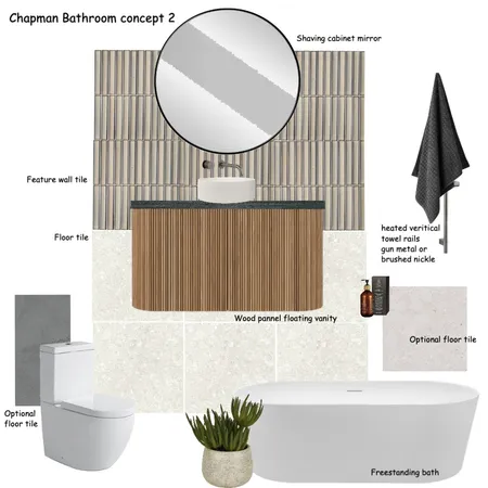 Chapman bathroom concept 2 Interior Design Mood Board by Susan Conterno on Style Sourcebook