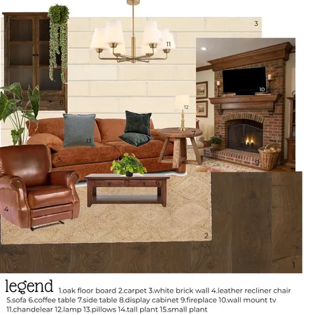 farmhouse living room Interior Design Mood Board by fashoNova;D on Style Sourcebook