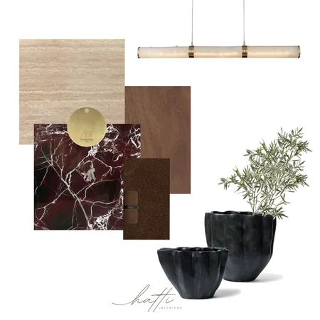 Moody kitchen materials Interior Design Mood Board by Hatti Interiors on Style Sourcebook