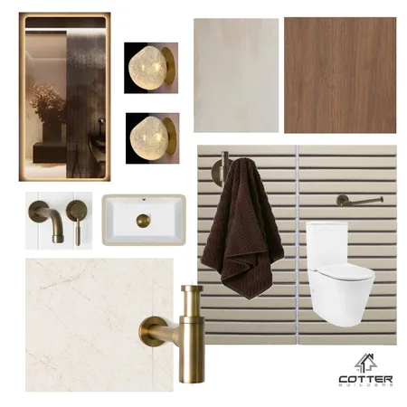 Elysian - Powder Room 1 Interior Design Mood Board by Cotter Builders on Style Sourcebook
