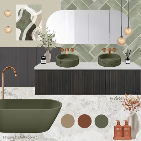 The Block House 2 Bathroom, Week 1 - by Carley Interior Design Mood Board by Carley & Co. Design on Style Sourcebook