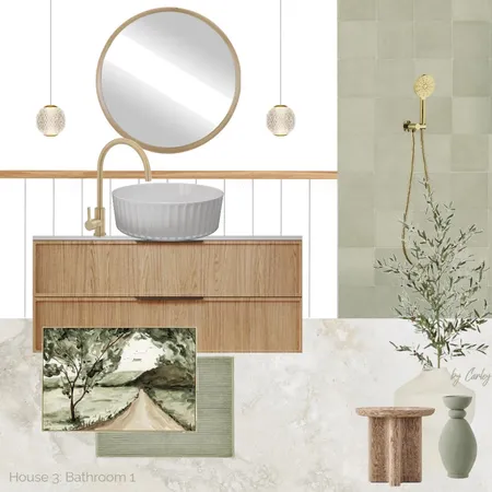 The Block House 3 Bathroom, Week 1 - By Carley Interior Design Mood Board by Carley & Co. Design on Style Sourcebook