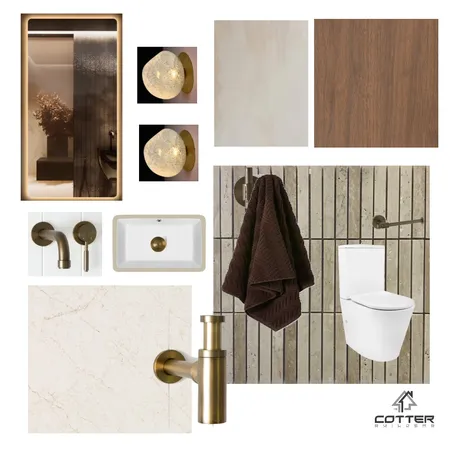 Elysian - Powder Room 1 Interior Design Mood Board by Cotter Builders on Style Sourcebook