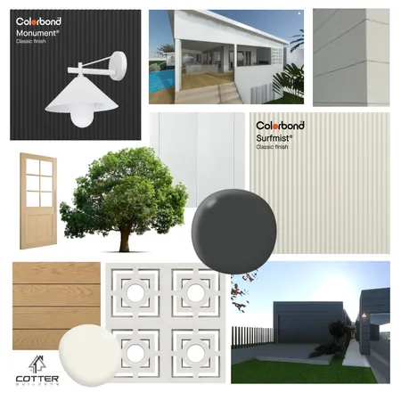 The Beach House - Exterior Interior Design Mood Board by Cotter Builders on Style Sourcebook