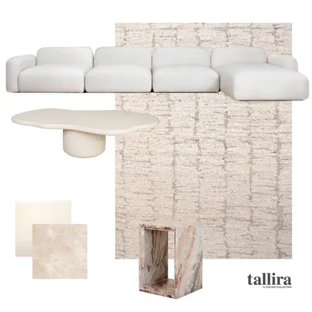 PINK UNDERTONES Interior Design Mood Board by Tallira | The Rug Collection on Style Sourcebook