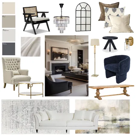 Transitional Living Room By Kailee Interior Design Mood Board by Kailee Louise on Style Sourcebook