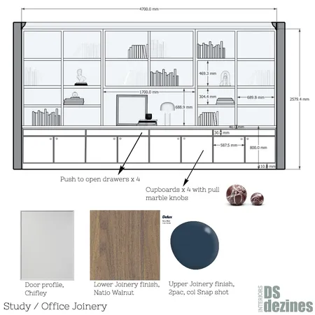 Anita Study Joinery Interior Design Mood Board by DSdezines Interiors on Style Sourcebook