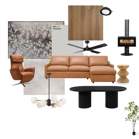 Black House Living Areas Interior Design Mood Board by leoniemh on Style Sourcebook
