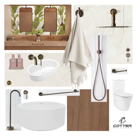 Elysian - Ensuite Interior Design Mood Board by Cotter Builders on Style Sourcebook
