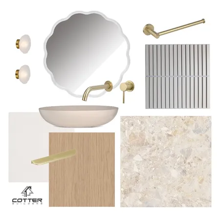 The Beach House - Powder Room Interior Design Mood Board by Cotter Builders on Style Sourcebook