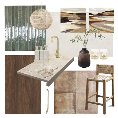 Earthy Kitchen Interior Design Mood Board by JAY THOMAS DESIGNS on Style Sourcebook