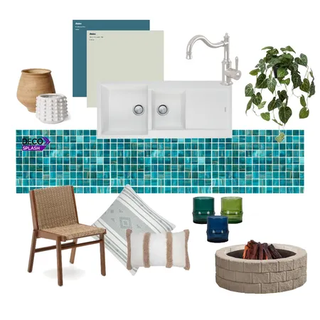 Mosaic Titles Moodboard- Dulux X Deco 2026 Interior Design Mood Board by DECO Australia on Style Sourcebook