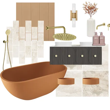 The Block House 2 Master Ensuite, Week 3 Interior Design Mood Board by @angejoanmoore on Style Sourcebook