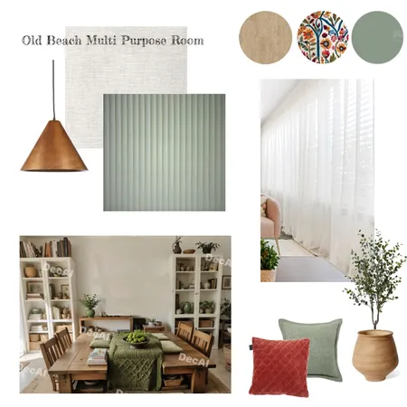 Family multi-purpose room Old Beach Interior Design Mood Board by Evolve Creative Interiors on Style Sourcebook