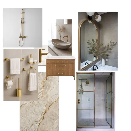 Tuscan Bathroom Interior Design Mood Board by CamiK on Style Sourcebook