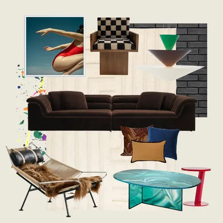 MCM Living Space by Janelle Interior Design Mood Board by Miss Amara on Style Sourcebook