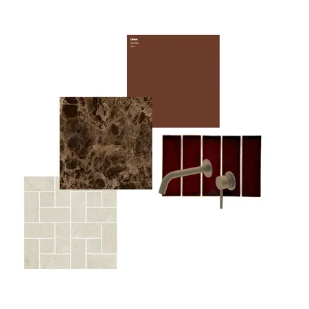 moody bathroom Interior Design Mood Board by Masie Interiors on Style Sourcebook