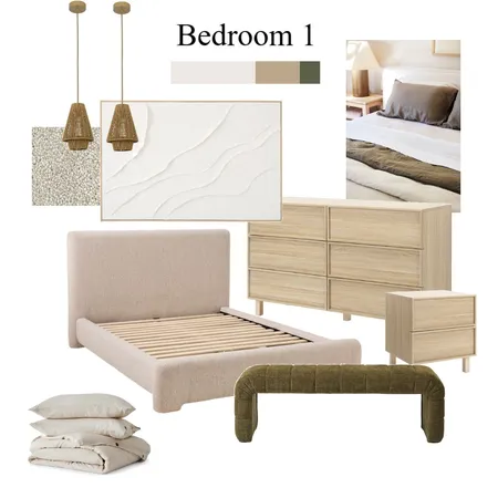 Bedroom 1 Interior Design Mood Board by amber.monks@fbg.com.au on Style Sourcebook