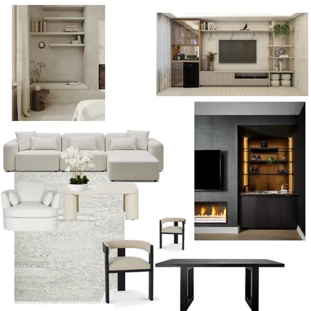 Natasha Charles Grant Entertainment Room and Dining Area Interior Design Mood Board by jdarinteriors on Style Sourcebook
