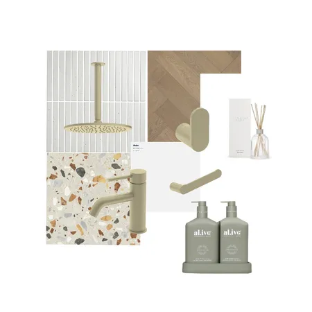 Terrazzo & Soft Gold Brush Interior Design Mood Board by ESTELLE on Style Sourcebook