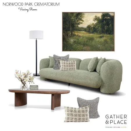 NORWOOD PARK CREMATORIUM Viewing Room Interior Design Mood Board by Gather & Place on Style Sourcebook
