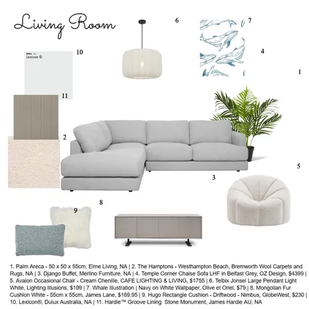 living room mood board-Sarsha Interior Design Mood Board by Sarsha on Style Sourcebook
