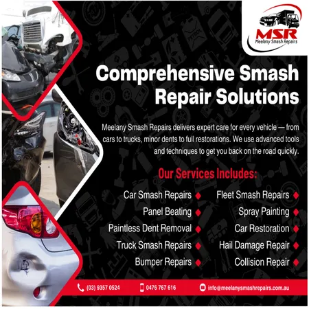 Comprehensive Smash Repairs Melbourne | Meelany Smash Repairs Interior Design Mood Board by meelanysmashrepair on Style Sourcebook