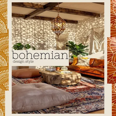 Bohemian Cover Page Interior Design Mood Board by rachelengen@outlook.com on Style Sourcebook