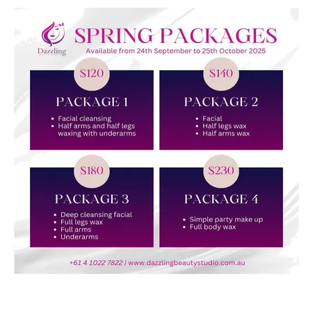 Spring Beauty Packages in Sydney | Dazzling Beauty Studio Interior Design Mood Board by Dazzlingbeautystudio on Style Sourcebook