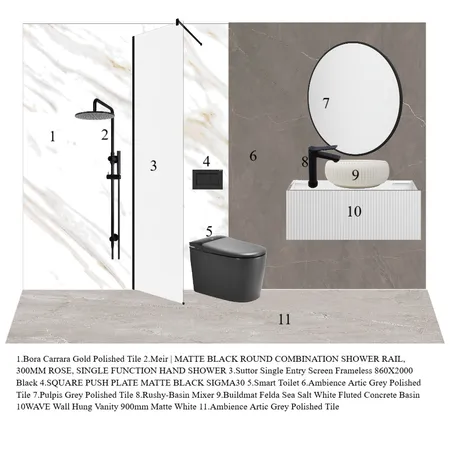 washroom Interior Design Mood Board by Rekha0220 on Style Sourcebook