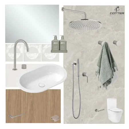 Greenmount Renovation - Pool House Bathroom Interior Design Mood Board by Cotter Builders on Style Sourcebook