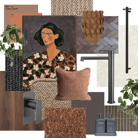 Moody Gunmetal Grey Interior Design Mood Board by Alexia on Style Sourcebook
