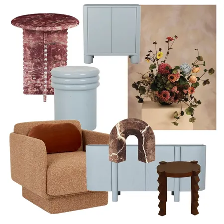 still life beige + blue Interior Design Mood Board by Austin Bloom on Style Sourcebook