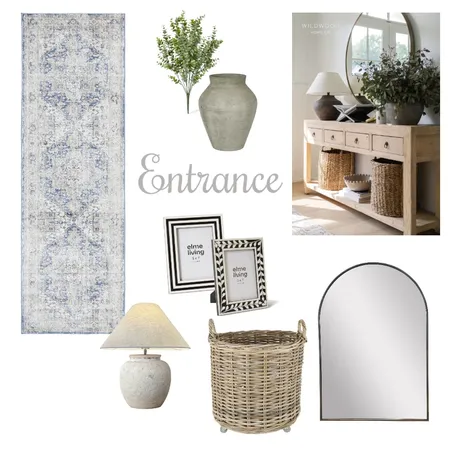 Tammy Lane Home Entrance Interior Design Mood Board by Carla Dunn Interiors on Style Sourcebook