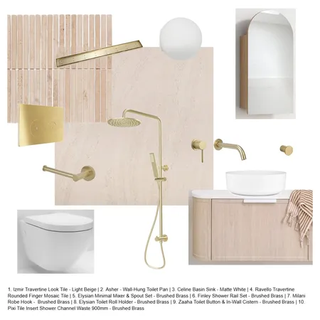 Bathroom - Project The Oaks Interior Design Mood Board by Makiah Pippen on Style Sourcebook