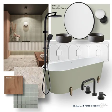Project - Ensuite I Interior Design Mood Board by Komaha Interior Design on Style Sourcebook