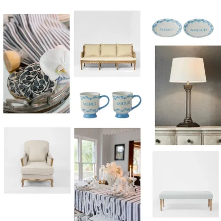 Classic French Country Living Interior Design Mood Board by House of Walton on Style Sourcebook