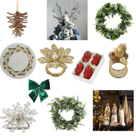 Christmas Decor Interior Design Mood Board by House of Walton on Style Sourcebook