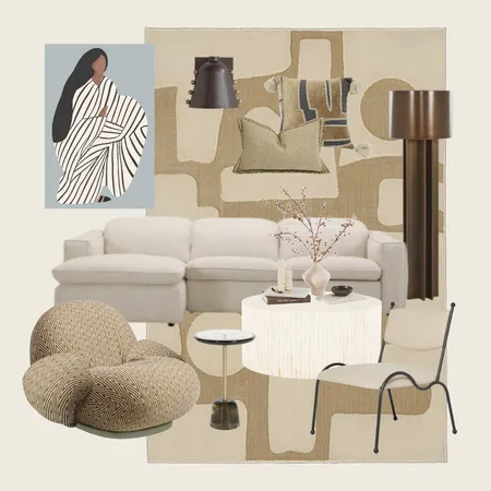 Living Space for Ammie Negrin by Janelle Interior Design Mood Board by Miss Amara on Style Sourcebook